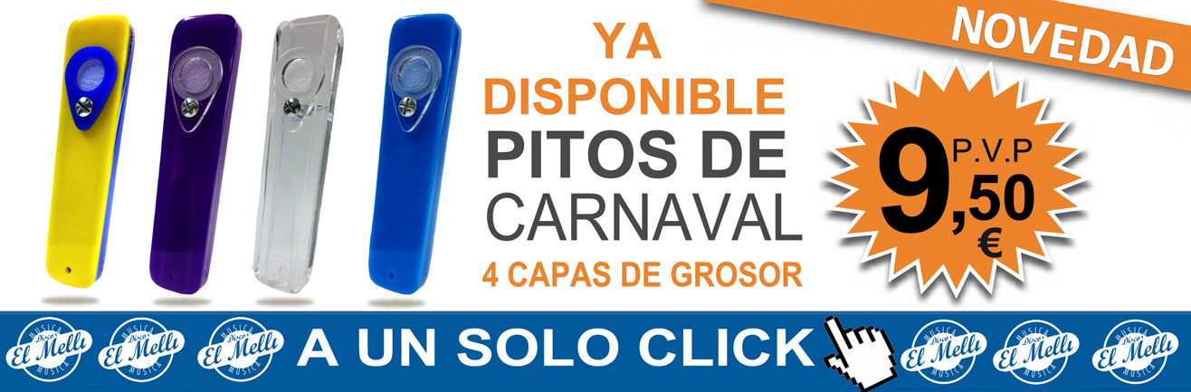 Discos El Melli - Pitos del carnaval de Cádiz a la venta en nuestra tienda  Discos El Melli, en las actuaciones de las agrupaciones y en la tienda  Majareta Disfraces *SEVILLA #discoselmelli #