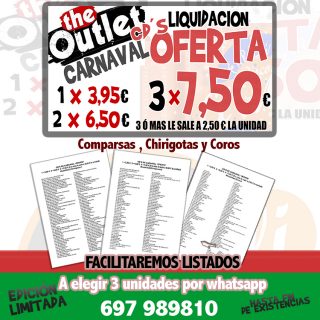 OFERTA 3 CD X 7,50 €