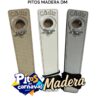 PITO DE  CARNAVAL MADERA DM. GRABADO CADIZ (Mod2 Blanco/Centro)