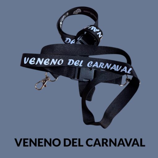 LANYARD. VENENO DE CARNAVAL